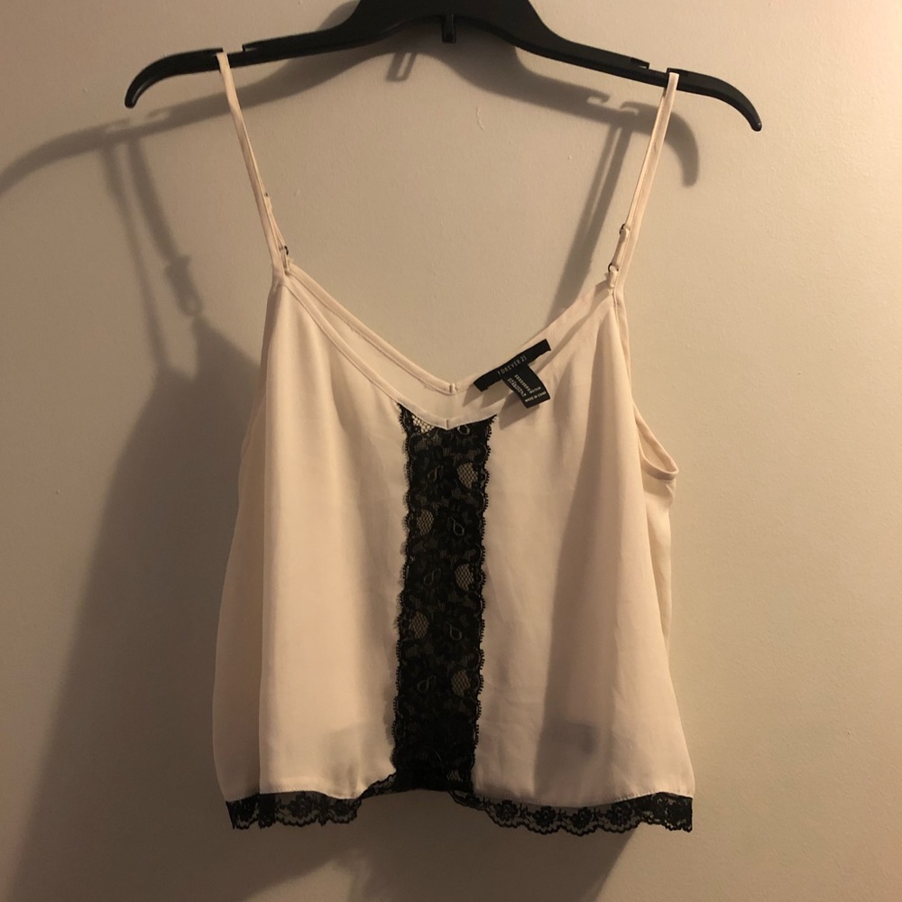 Spaghetti strap crop top